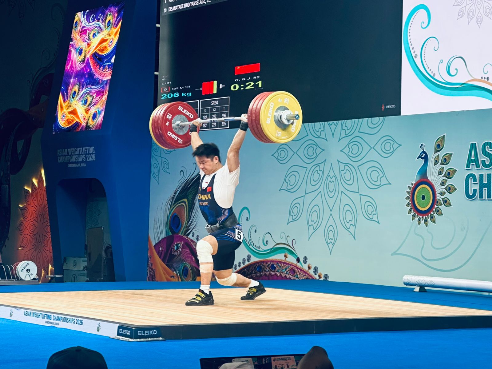 CHINA’S YI TU SWEEPS TRIPLE GOLD IN MEN’S 94KG; INDIA’S SANJANA WINS THREE BRONZE MEDALS